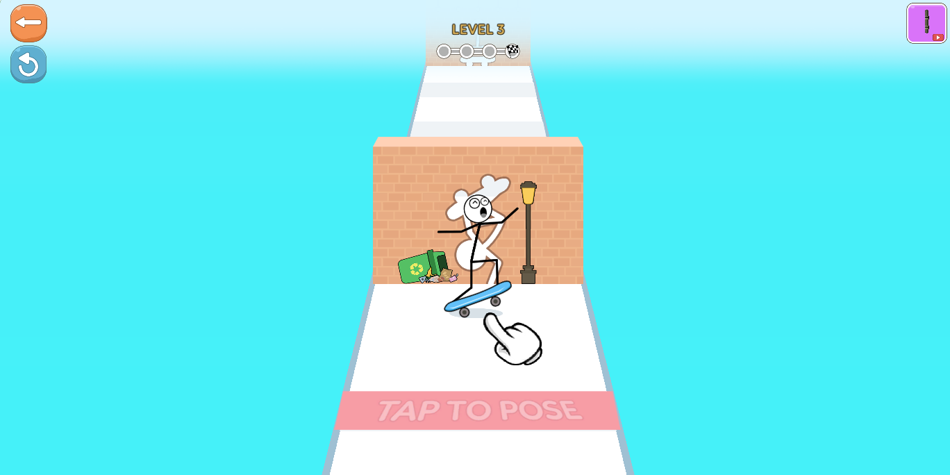 Through the Wall Screenshot 5: Various Wall Types and Materials - Different Barrier Breaking Challenges